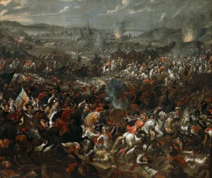 La batalla de Viena el 12 de septiembre de 1683, ca 1683-84 (óleo sobre lienzo)