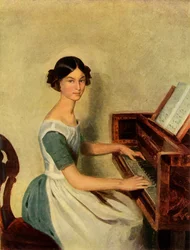 Retrato de Nadezhda Petrovna Zhdanovichova, 1849