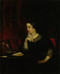 Retrato de la poetisa Yevdokia Petrovna Rostopchina 1811-1858, 1850