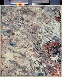 Composición. Pintura de Pavel Nikolayevich Filonov (1883-1941), óleo sobre lienzo, arte ruso, vanguardia, arte abstracto. Museo Estatal Ruso, San Petersburgo.
