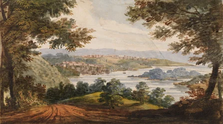 Washington y Georgetown desde la carretera de Alexandria, 1811-ca. 1813