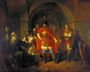 El patriarca Hermógenes se niega a bendecir a los polacos, 1860