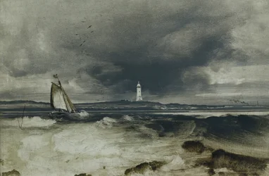Faro (óleo sobre panel)