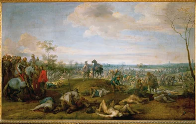 Una unidad de caballería (pintura sobre lienzo)