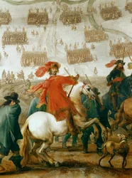 El mariscal de campo Octavio Piccolomini, comandante de las tropas imperiales durante la Guerra de los Treinta Años ... (óleo sobre lienzo)