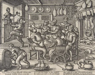 La cocina gorda, de la serie Monos