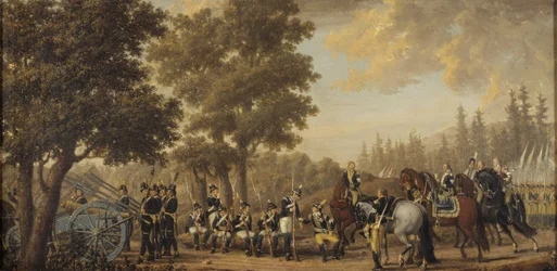 El rey Gustavo III de Suecia durante la guerra ruso-sueca (1788-1790)
