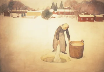 Finlandia, La lavandera