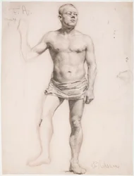 Modelo masculino desnudo