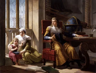 Descubrimiento de Newton de la refracción de la luz, 1827
