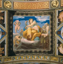Personificación de la astrología, fresco que forma parte de una serie de 7 artes liberales
