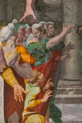 El anuncio de la venida del Bautista, Capilla Poggi