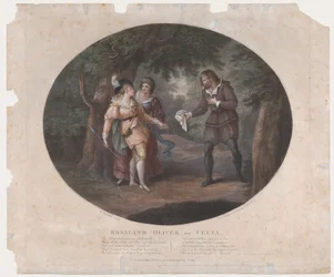 Rosalind, Oliver y Celia, Shakespeare, Como gustéis, Acto 4, Escena 6, 1791