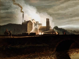 Paisaje industrial, Gales, siglo XIX