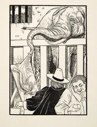 Un sentido del ridículo, de Cien anécdotas de animales, pub. 1924