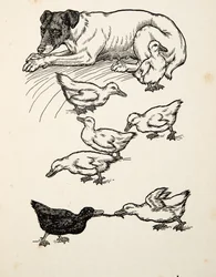 Una madre adoptiva singular, de Cien anécdotas de animales, pub. 1924