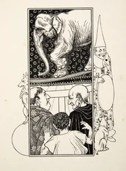 Elefante bailando en la cuerda, de Cien anécdotas de animales, pub. 1924