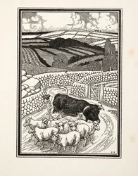 Yendo al mercado, de Cien anécdotas de animales, pub. 1924