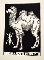Júpiter y el camello, de Cien fábulas de Esopo, pub.1903