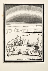 Afecto maternal, de Cien anécdotas de animales, pub. 1924
