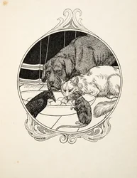 Fraternidad extraña, de Cien anécdotas de animales, pub. 1924