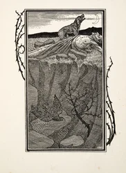 Sabino y su perro, de Cien anécdotas de animales, pub. 1924