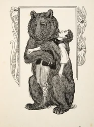El oso y el niño, de Cien anécdotas de animales, pub. 1924