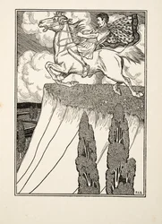 La muerte de Antíoco vengada, de Cien anécdotas de animales, pub. 1924