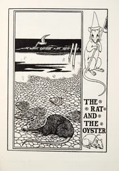 La Rata y la Ostra, de las Fábulas de Fontaine, pub. 1905
