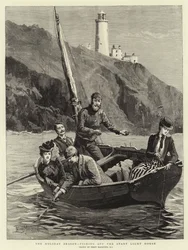 La temporada de vacaciones, pesca en el Faro de Start