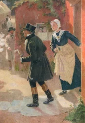 Ilustración para Adam Bede de George Eliot (litografía en color)