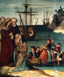 Predicación de Santa Magdalena en Marsella, 1526