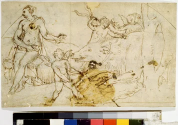 "Venus, putti y un jabalí" (Venus, putti y un jabalí)