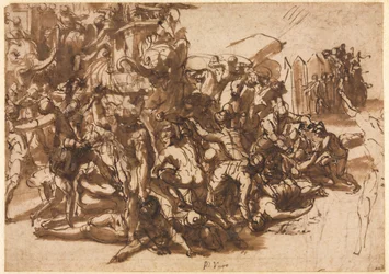 Poros Assailed by the Macedonian Army (recto)
