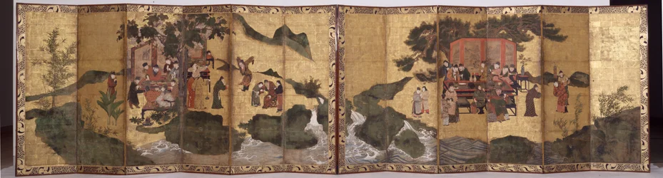 Los ocho inmortales de la copa de vino, c.1600