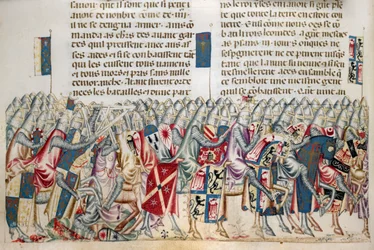 Real 20 D. I f.221v Expedición de Xerces, ilustración de 