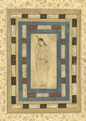 Una Dama de Pie, Isfahan, c.1620-25