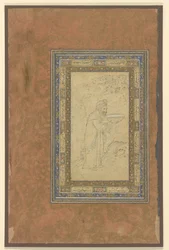 Un anciano lleva un cuenco, c.1610-15