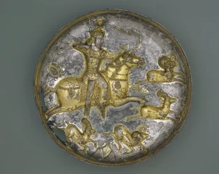 Cuenco, Irán, período Sasánida