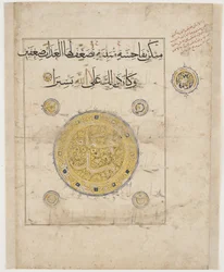 Folio de un Corán, posiblemente Irán, período Mongol