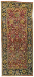 Alfombra de Isfahan, Persia Central, primer cuarto del siglo XVII