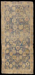 Alfombra "jarrón" de Kirman, sureste de Persia