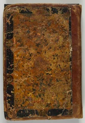 Encuadernación original de S1986.44.1, posiblemente Tabriz, Irán, período Safávida, 1549-50