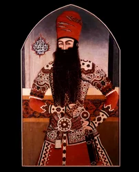 Arte persa: Retrato de Mohamed Ali Shah