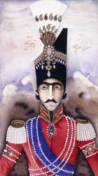 Retrato de Nasir-ud-Din Shah Qajar