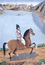 Retrato de un joven a caballo, c.1840