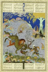 Rustem mata al dragón, c.1500-1540s
