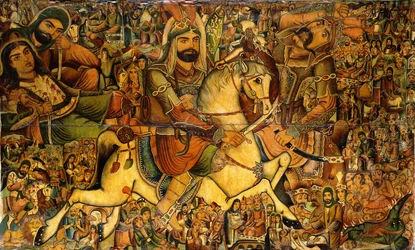 La batalla de Kerbala, siglo XIX