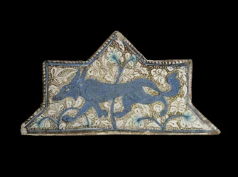 Azulejo, Irán, dinastía Il-Khanid, finales del siglo XIII-principios del siglo XIV
