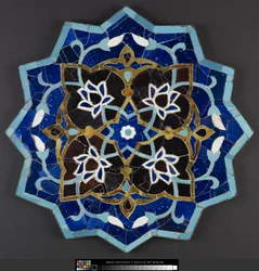 Azulejo con estrella de doce puntas